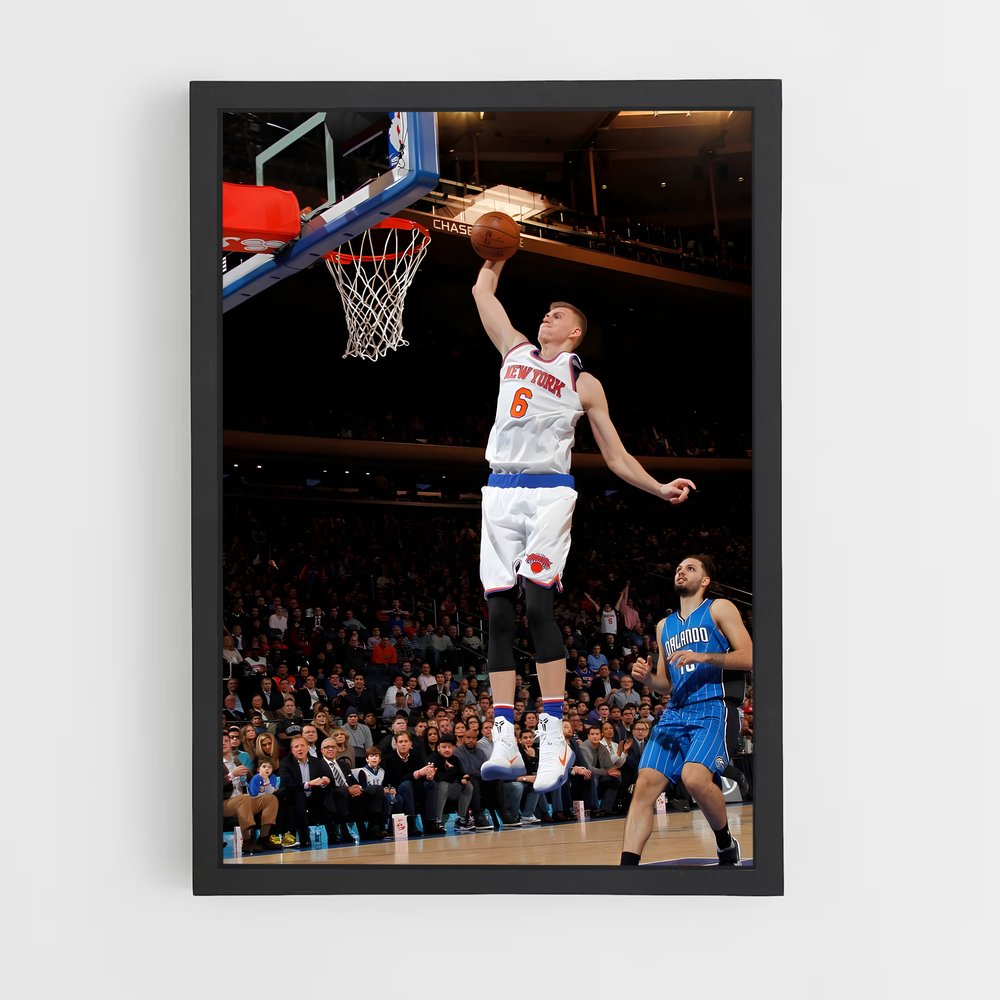 Poster Kristaps de porzingis – affiche Basketball (vue 2)